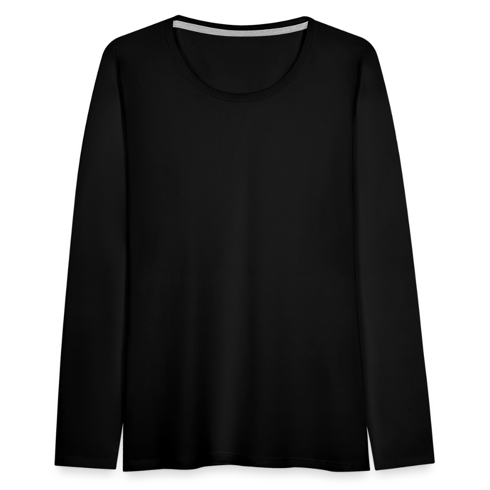 Women's Premium Longsleeve Shirt - black