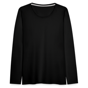 Women's Premium Longsleeve Shirt - black