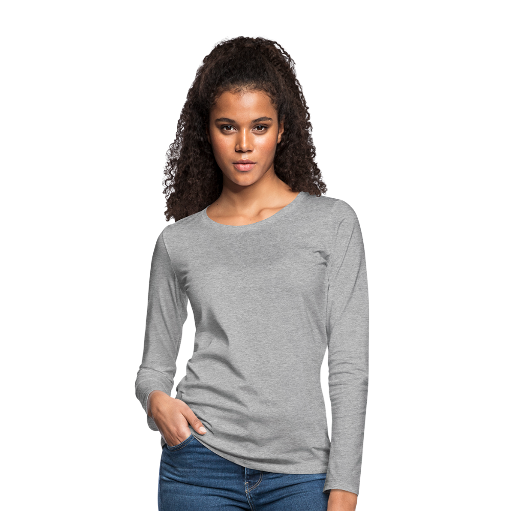 Women's Premium Longsleeve Shirt - heather grey