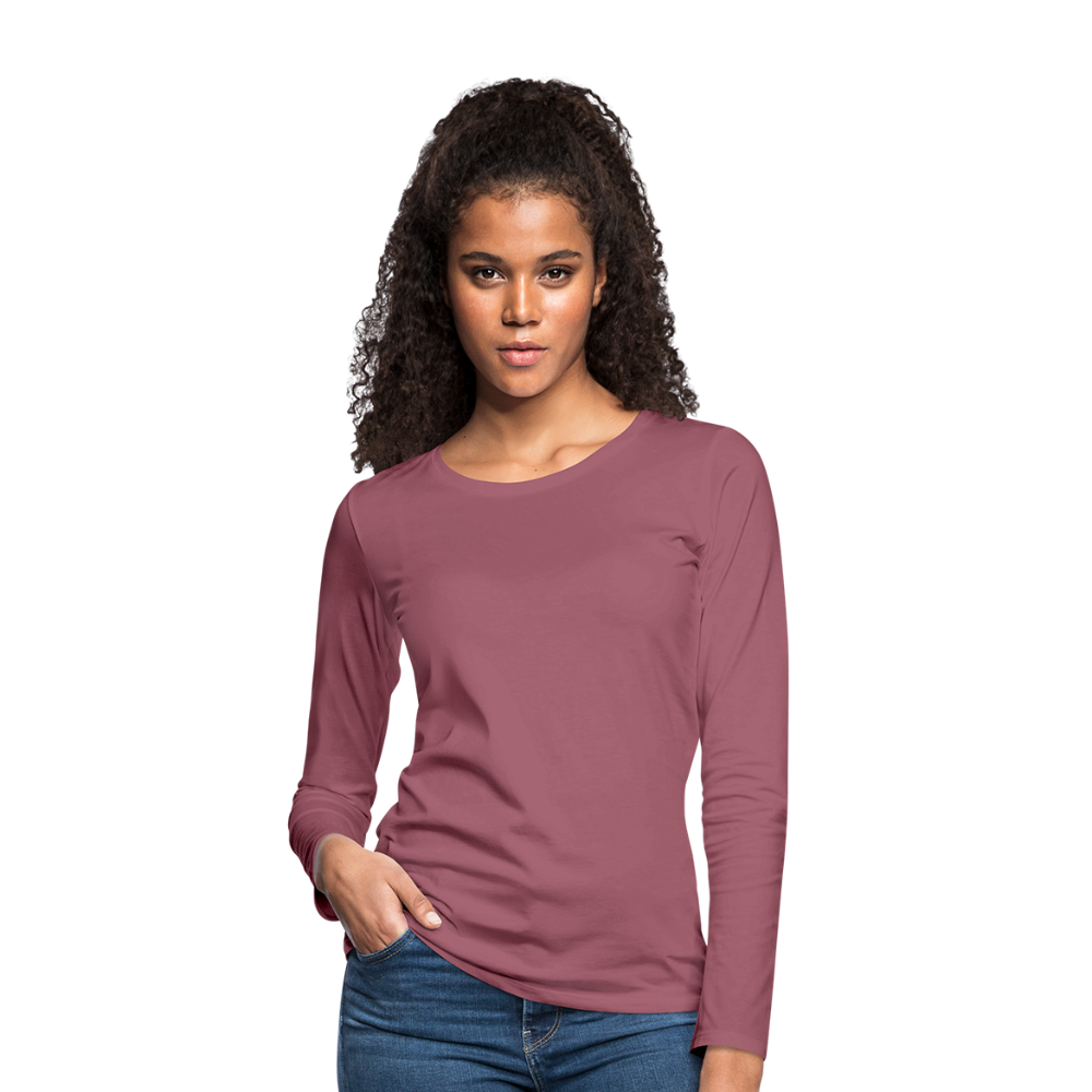 Women's Premium Longsleeve Shirt - mauve