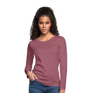 Women's Premium Longsleeve Shirt - mauve