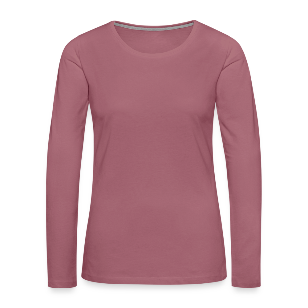 Women's Premium Longsleeve Shirt - mauve