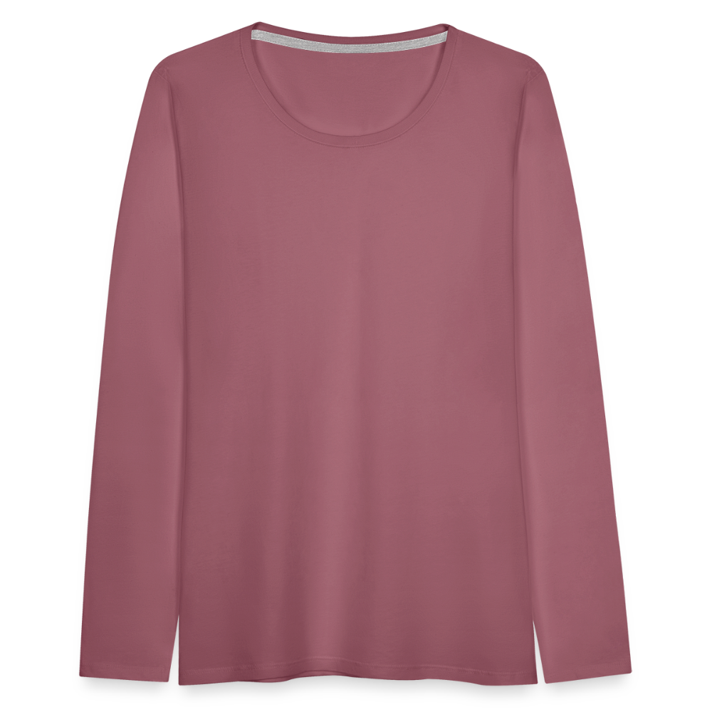 Women's Premium Longsleeve Shirt - mauve