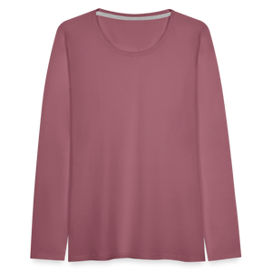 Women's Premium Longsleeve Shirt - mauve