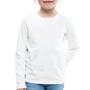 Kids' Premium Longsleeve Shirt - white