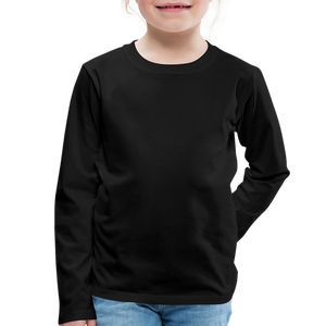 Kids' Premium Longsleeve Shirt - black