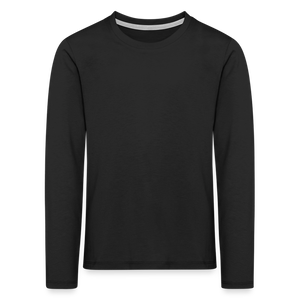 Kids' Premium Longsleeve Shirt - black