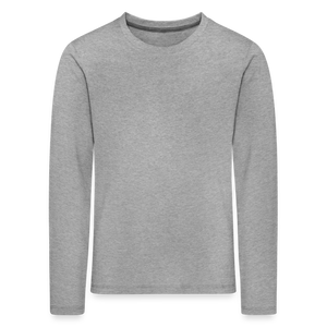 Kids' Premium Longsleeve Shirt - heather grey