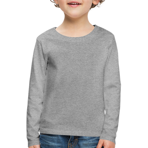 Kids' Premium Longsleeve Shirt - heather grey