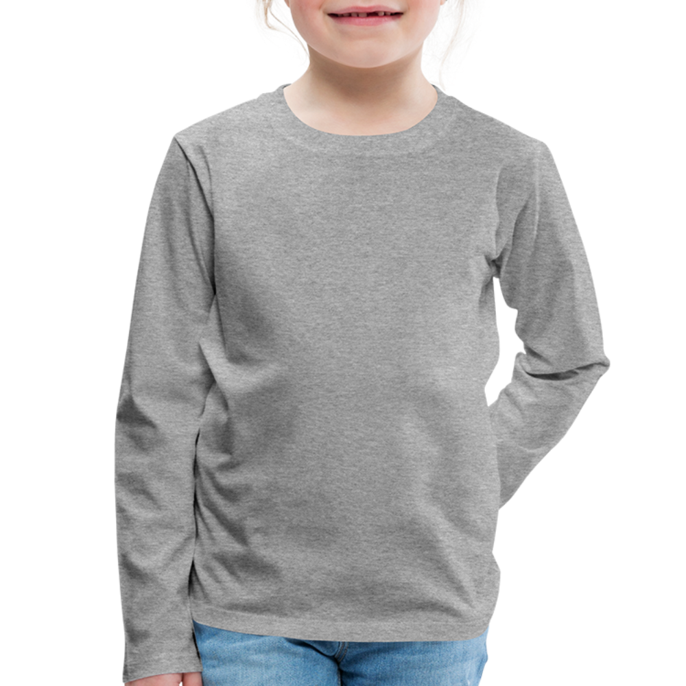 Kids' Premium Longsleeve Shirt - heather grey