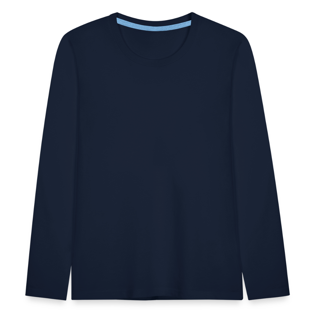 Kids' Premium Longsleeve Shirt - navy