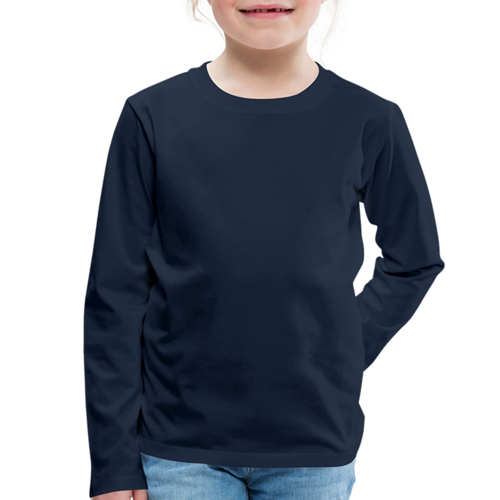 Kids' Premium Longsleeve Shirt - navy