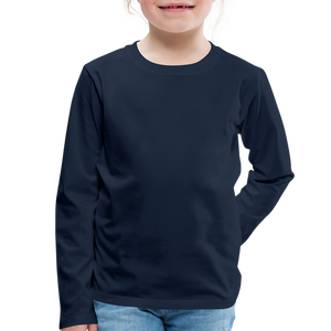 Kids' Premium Longsleeve Shirt - navy