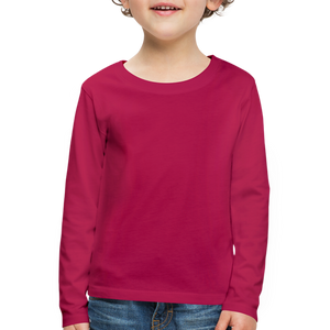 Kids' Premium Longsleeve Shirt - dark pink