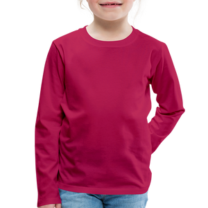 Kids' Premium Longsleeve Shirt - dark pink