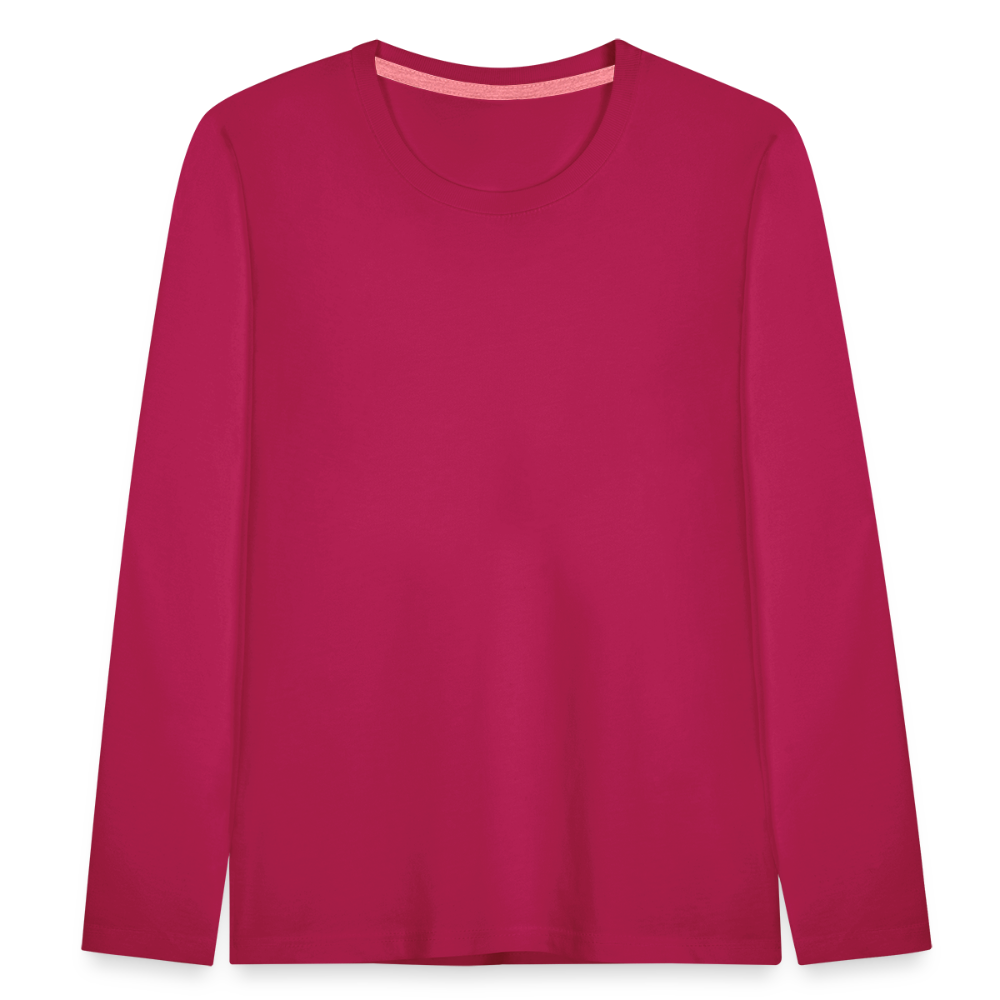 Kids' Premium Longsleeve Shirt - dark pink