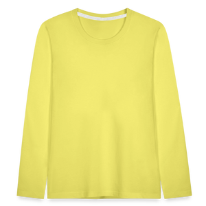 Kids' Premium Longsleeve Shirt - yellow