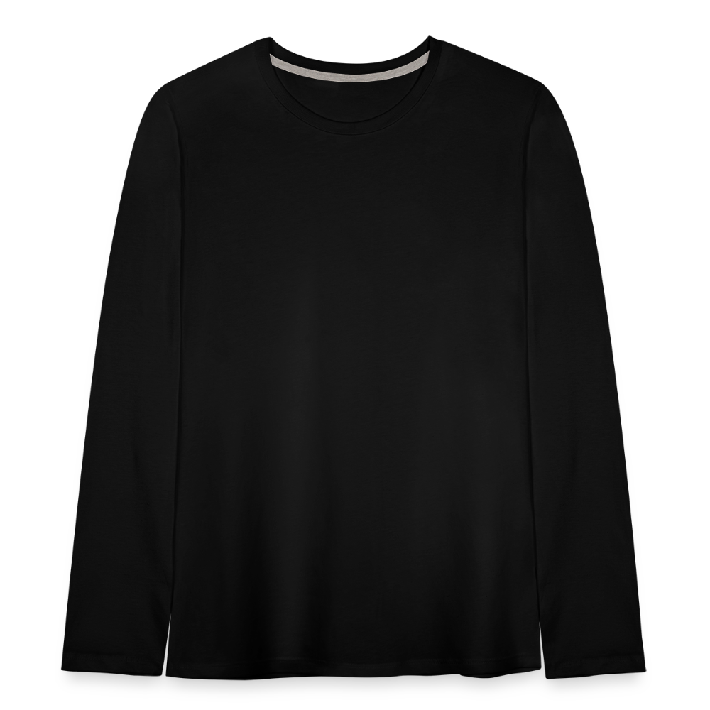 Teenagers' Premium Longsleeve Shirt - black