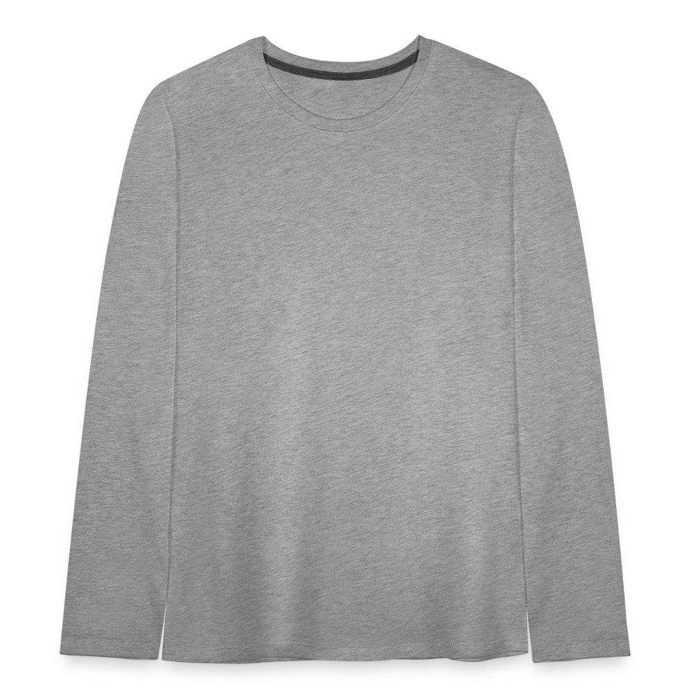 Teenagers' Premium Longsleeve Shirt - heather grey