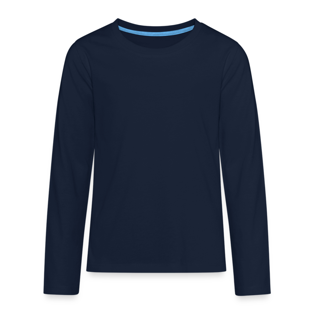 Teenagers' Premium Longsleeve Shirt - navy