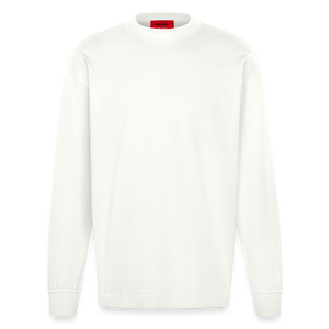 Heavyweight Oversized Organic Longsleeve Shirt Made in EU - OFF WHITE