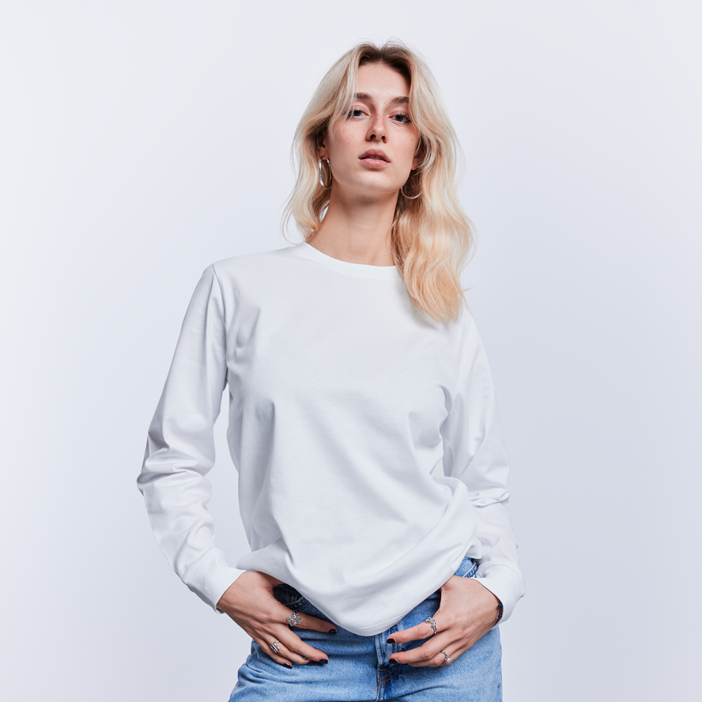 Stanley/Stella SHIFTS DRY Unisex Organic Longsleeve Shirt - white