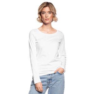 Women’s Organic Longsleeve Shirt by Stanley & Stella - white