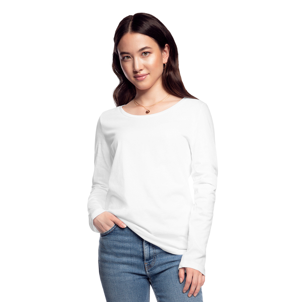 Women’s Organic Longsleeve Shirt by Stanley & Stella - white