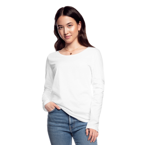 Women’s Organic Longsleeve Shirt by Stanley & Stella - white