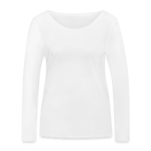 Women’s Organic Longsleeve Shirt by Stanley & Stella - white