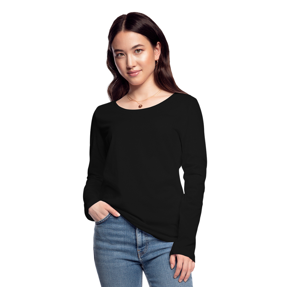 Women’s Organic Longsleeve Shirt by Stanley & Stella - black