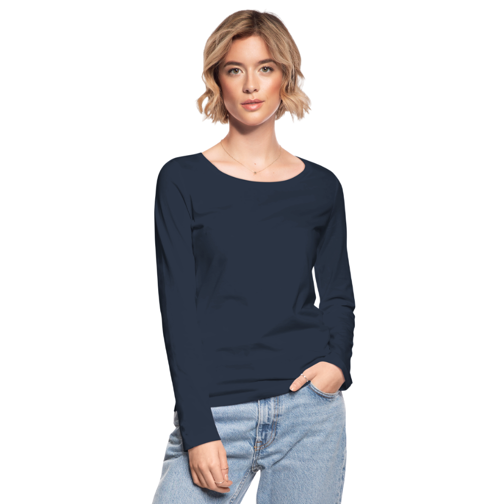 Women’s Organic Longsleeve Shirt by Stanley & Stella - navy