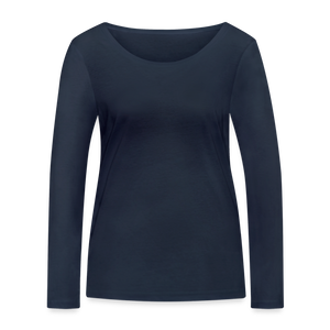 Women’s Organic Longsleeve Shirt by Stanley & Stella - navy