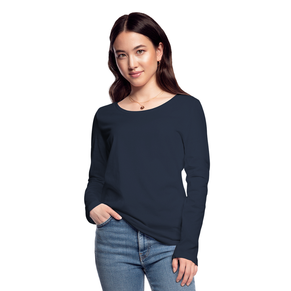 Women’s Organic Longsleeve Shirt by Stanley & Stella - navy