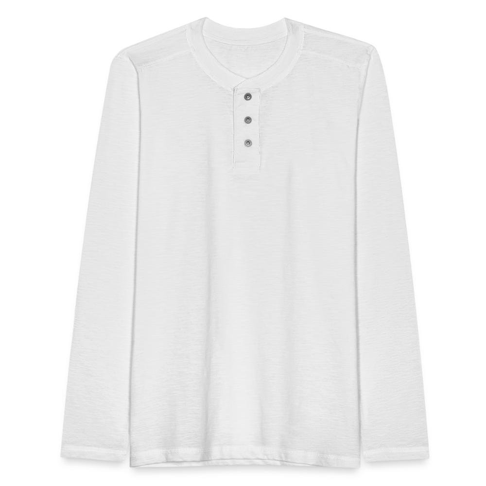 Henley long-sleeved shirt - white