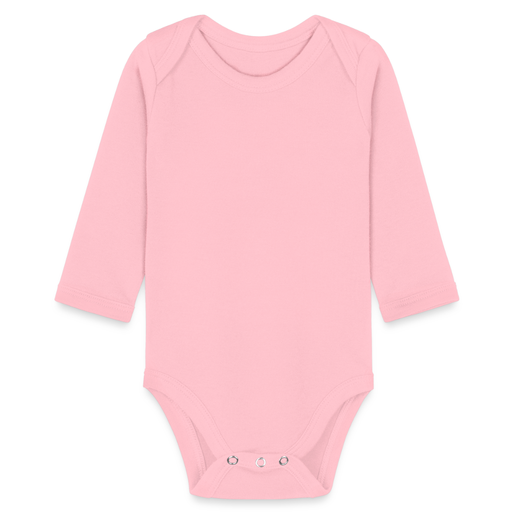 Organic Longsleeve Baby Bodysuit - light pink