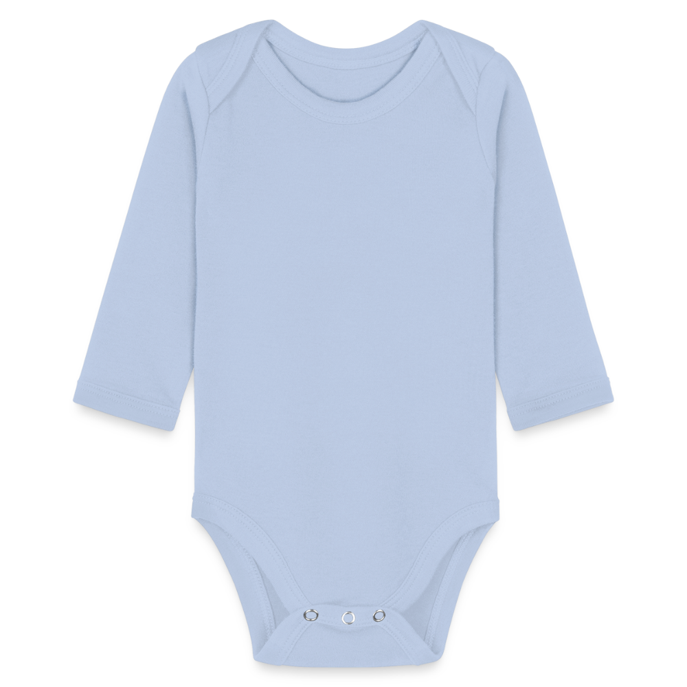 Organic Longsleeve Baby Bodysuit - sky