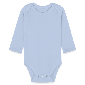 Organic Longsleeve Baby Bodysuit - sky