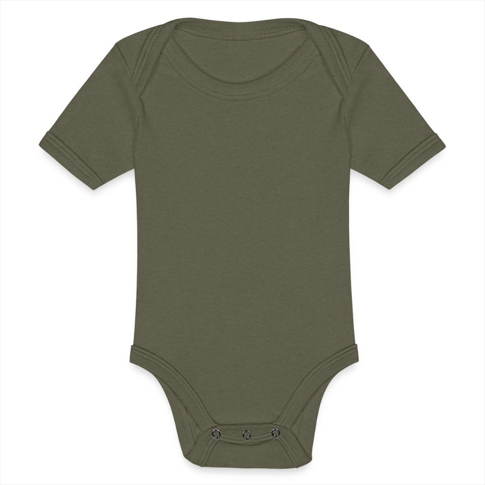 Baby Tri-Blend Short Sleeve Bodysuit - olive