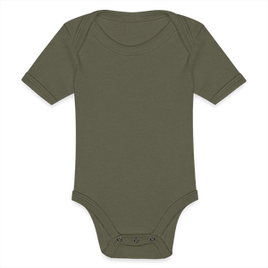 Baby Tri-Blend Short Sleeve Bodysuit - olive