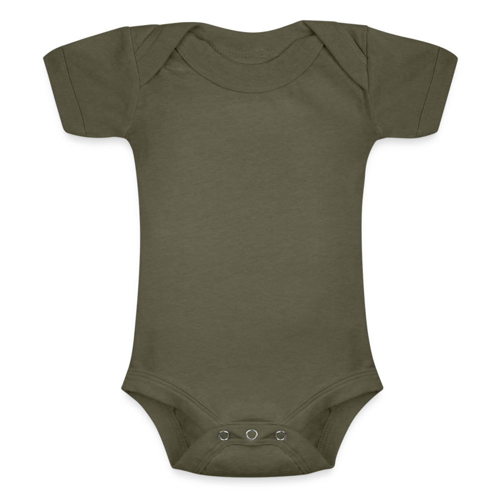 Baby Tri-Blend Short Sleeve Bodysuit - olive