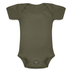 Baby Tri-Blend Short Sleeve Bodysuit - olive