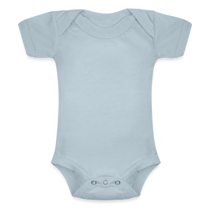 Baby Tri-Blend Short Sleeve Bodysuit - ice blue