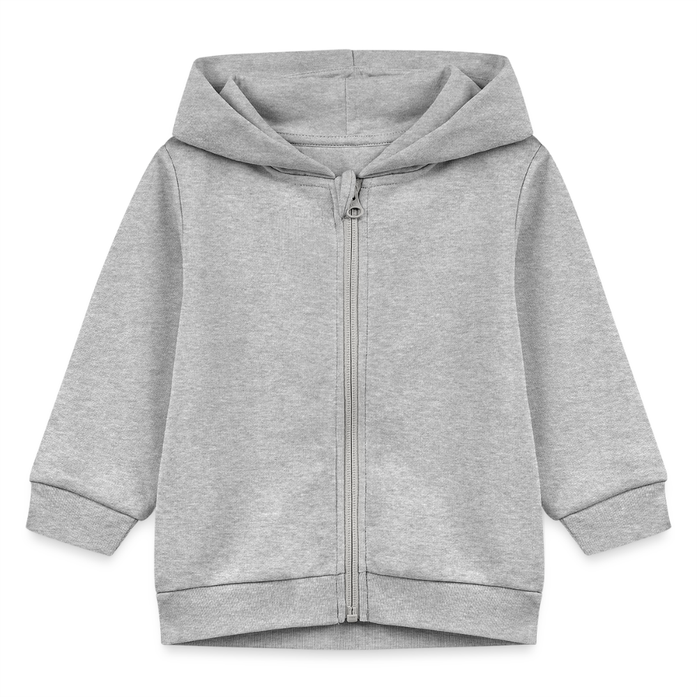 Stanley/Stella Organic Zip Hoodie BABY CONNECTOR - heather grey