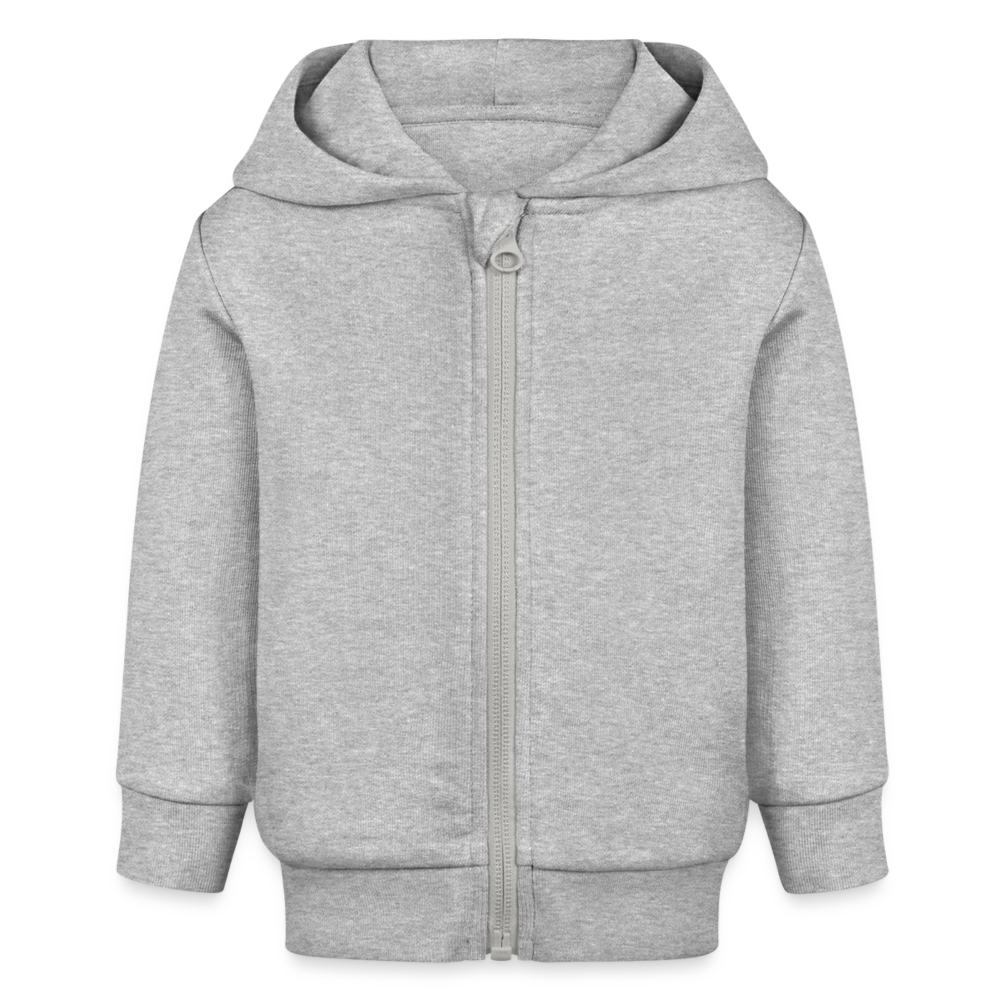 Stanley/Stella Organic Zip Hoodie BABY CONNECTOR - heather grey