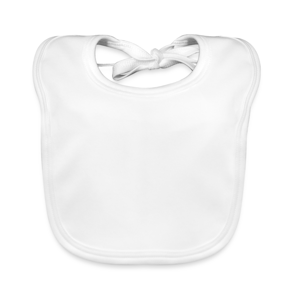 Baby Organic Bib - white