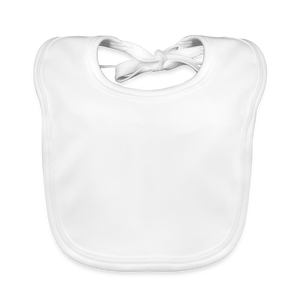 Baby Organic Bib - white