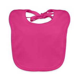 Baby Organic Bib - fuchsia