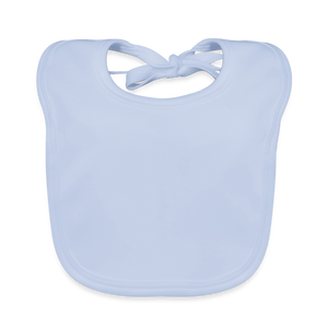 Baby Organic Bib - sky blue