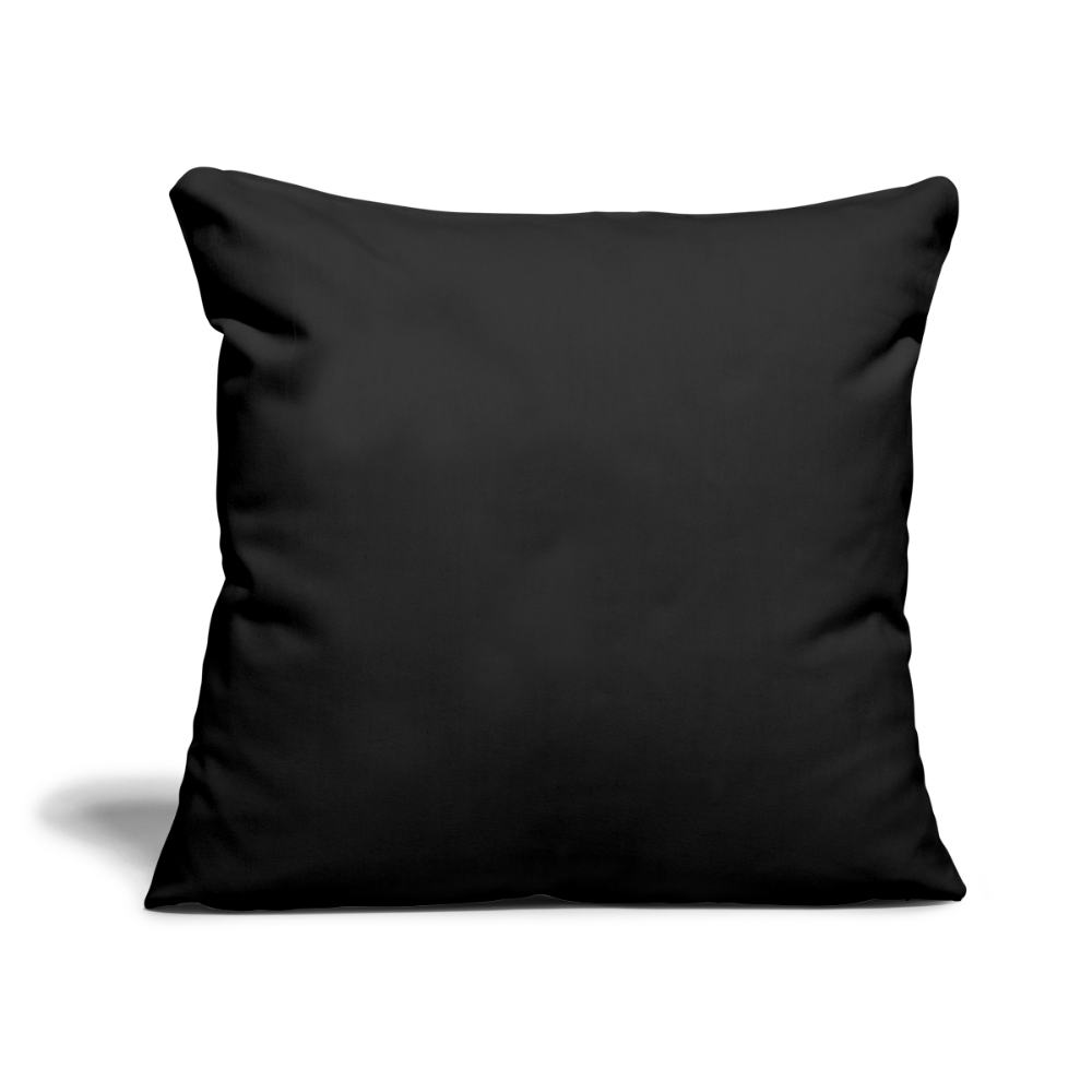 Sofa pillow with filling 45cm x 45cm - black